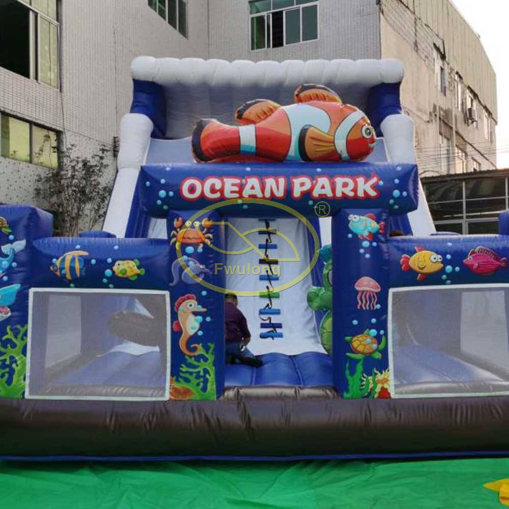 Inflatable Glass Slide FU-GS28