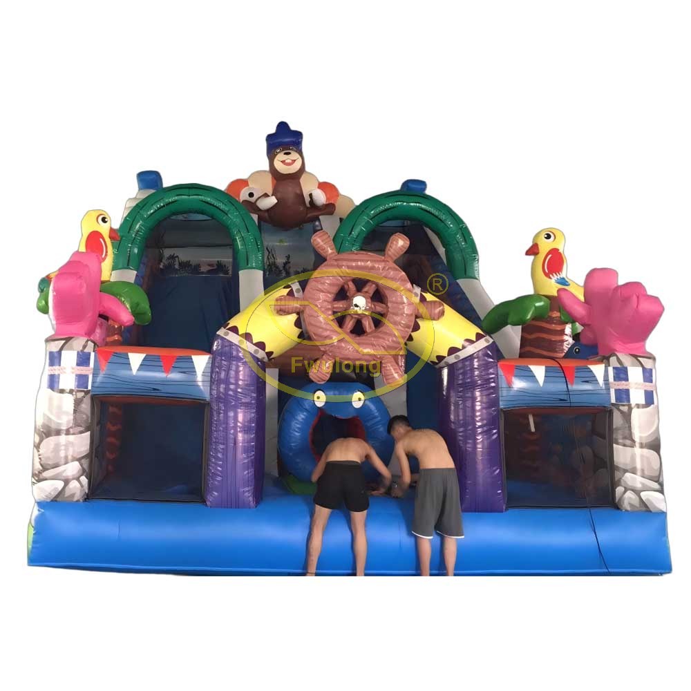 Inflatable Glass Slide FU-GS41