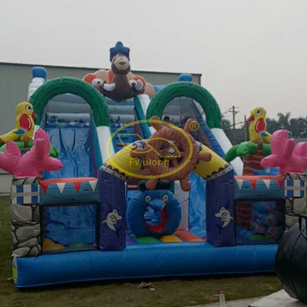 Inflatable Glass Slide FU-GS41