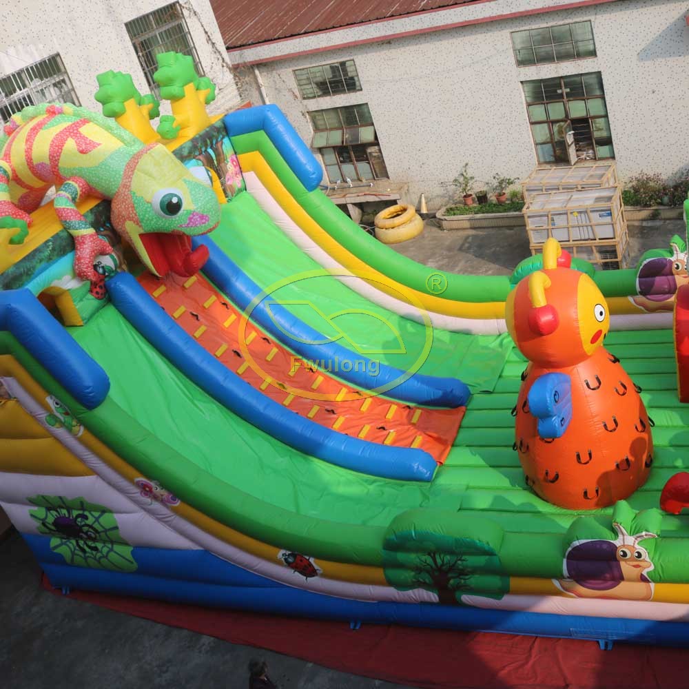 Inflatable Glass Slide FU-GS68