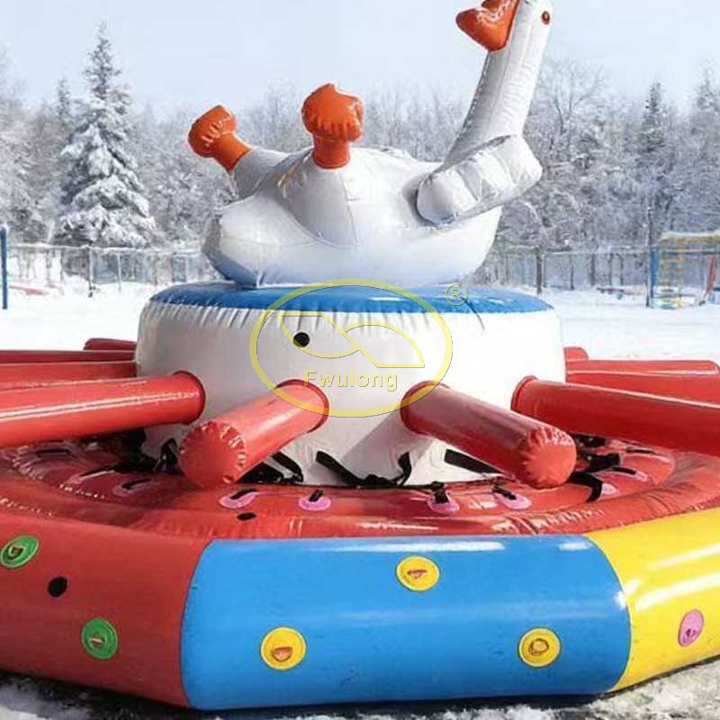 Inflatable snow sled